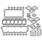 ABRE501580 Overhaul Gasket Set without Seals Fits John Deere 2940 2950 2955 3040