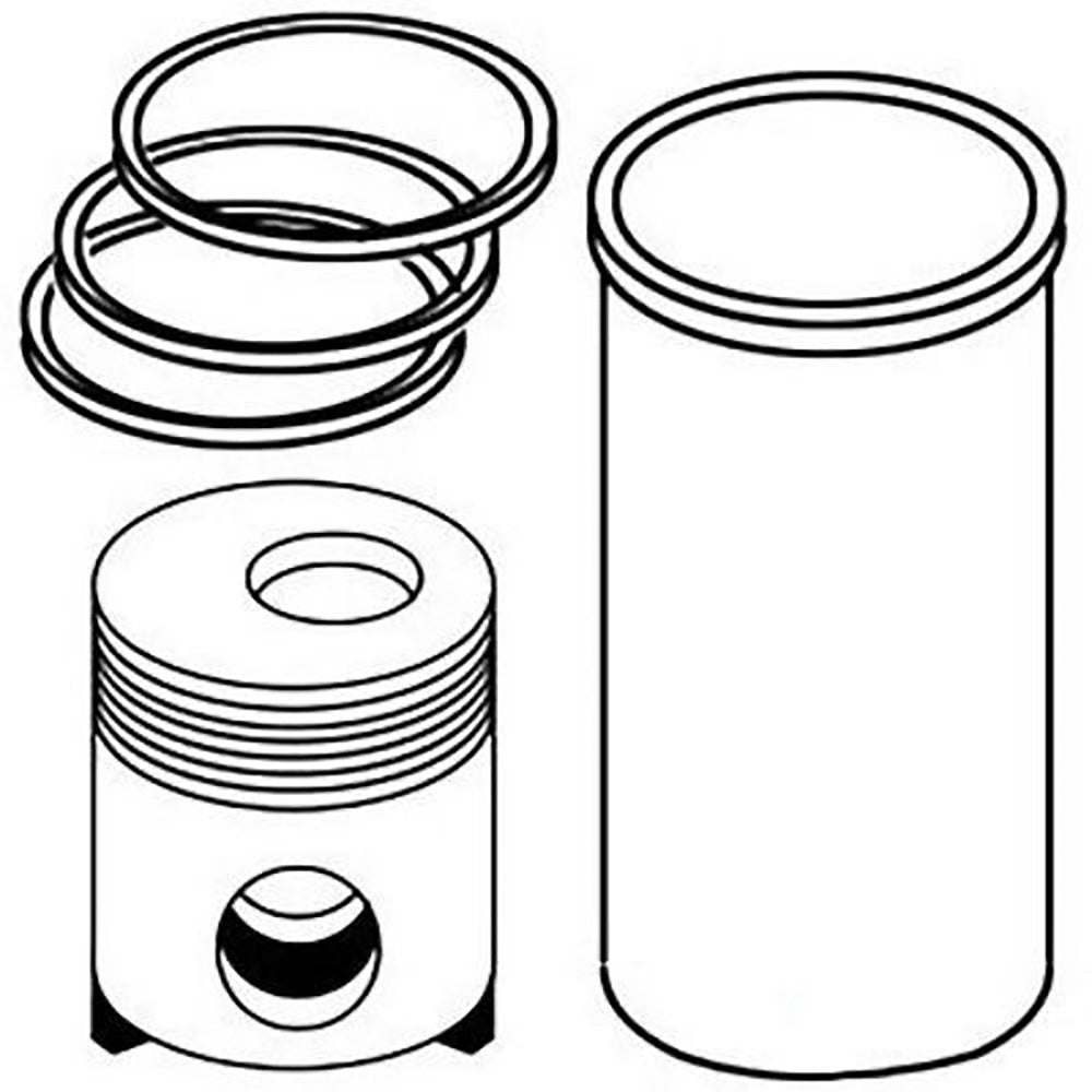 Piston Liner Kit Fits John Deere Replaces RE508156