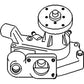 Water Pump Fits John Deere Replaces R110541