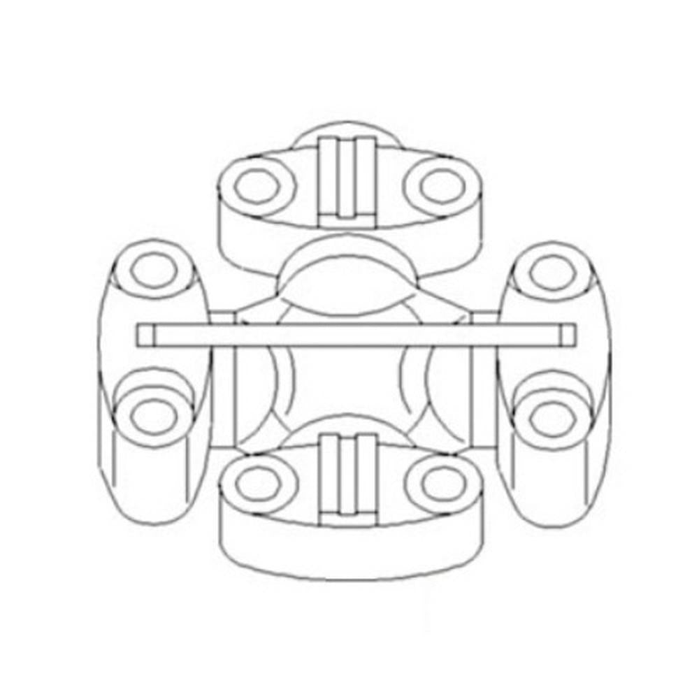 Cross & Bearing Assembly Fits John Deere Replaces RE52347