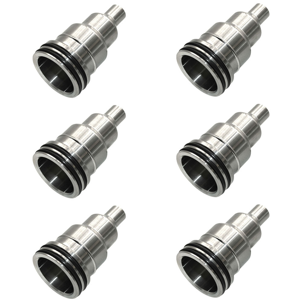 Six Fuel Injector Sleeves Fits John Deere Excavator 450CLC Fits Engines 6081