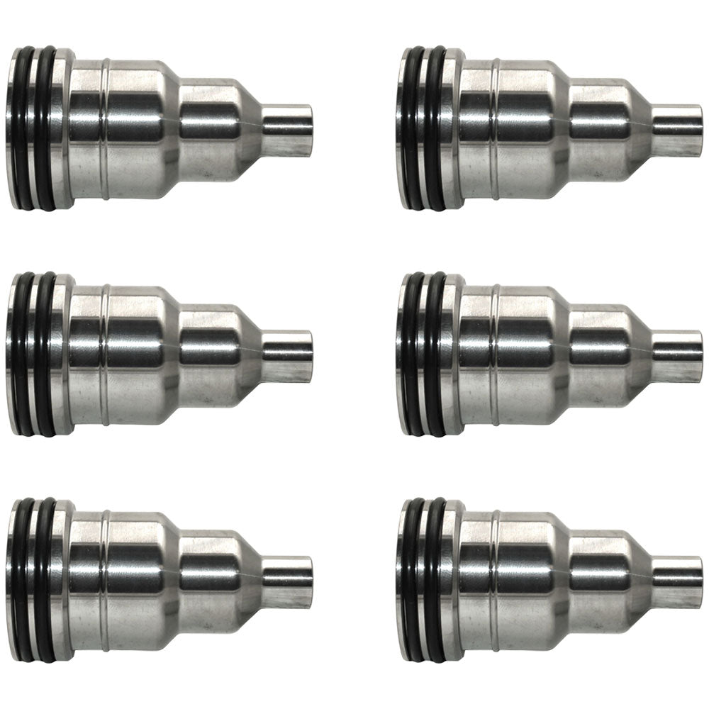 Six Fuel Injector Sleeves Fits John Deere Excavator 450CLC Fits Engines 6081