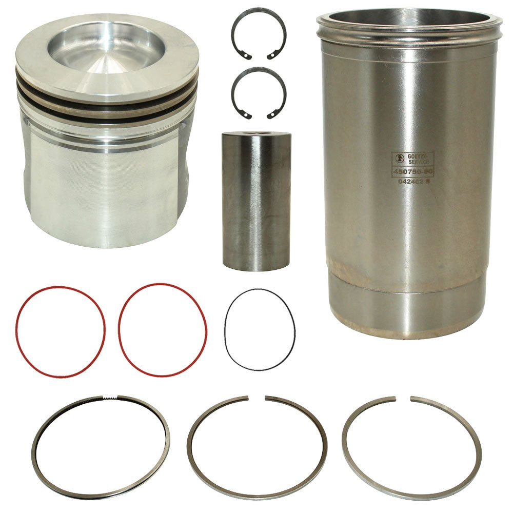 RE64509 Piston Liner Kit Fits John Deere 8100T 8110 8110T 8200 8200T 8210