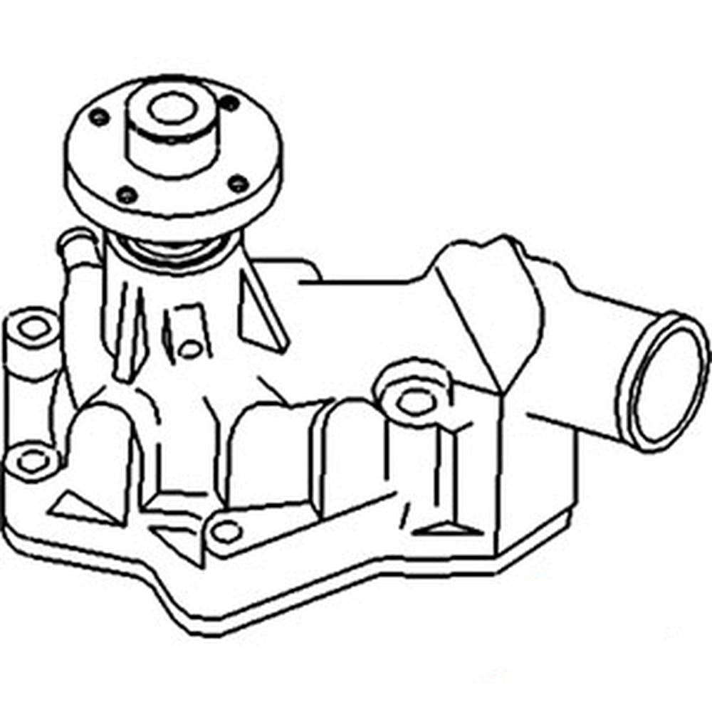 WN-RE67037-PEX Water Pump Fits John Deere 5210 5105 5205 5203 5303