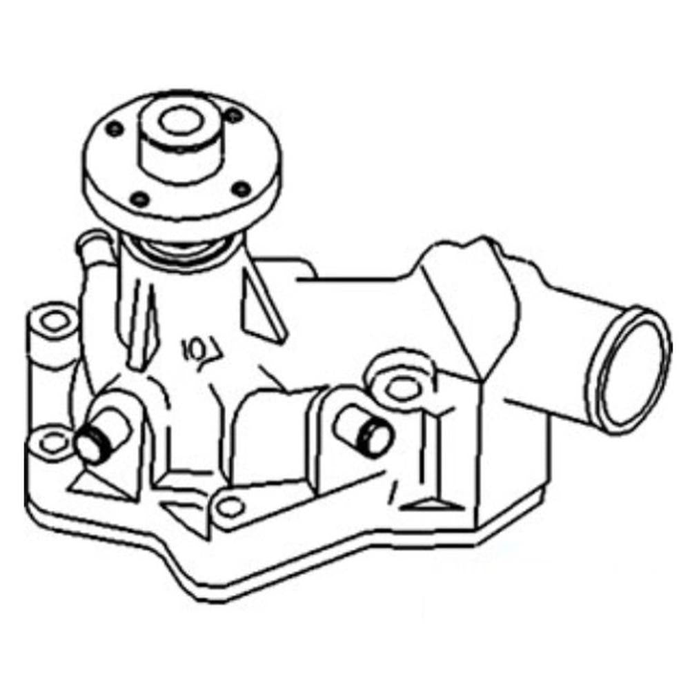 RE67185 Water Pump Fits John Deere 5103, 5105, 5200, 5203, 5205, 5210+