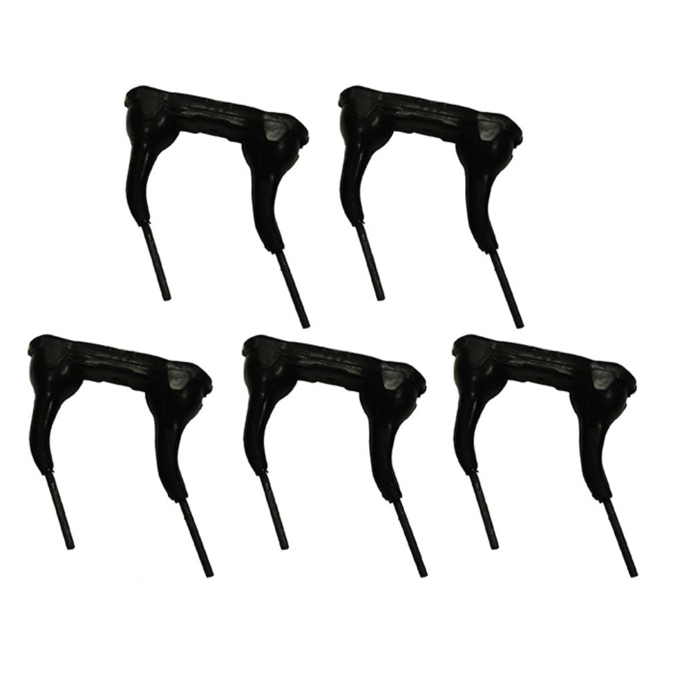 Qty 5: Double Wire Rubber Rake Teeth Fits Darf Replaces 92117RL