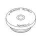 RW0021-4 E62A8100A 7 lb Radiator Cap Fits Ford Dexta and Super Dexta Models