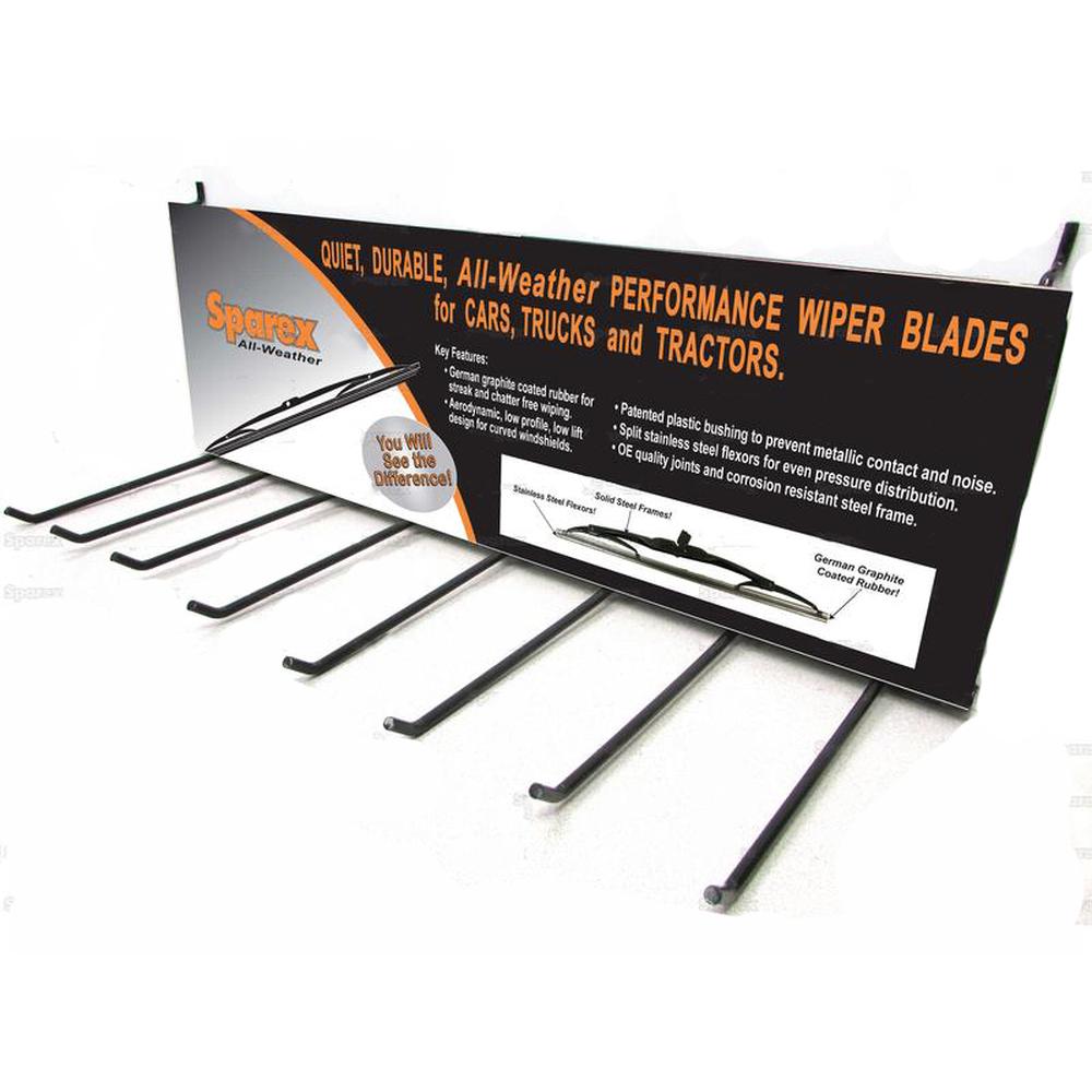 S.118975 Display Stand W/Header, Wipers