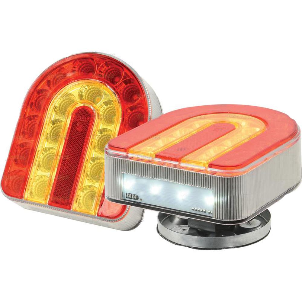 S.153700 Connix LED Magnetic Light Replacement - 12 LED Red/Amber LH