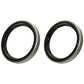 Qty 2: Single Lip Seals 53 x 68 x 10mm Fits Universal Replaces 5107908