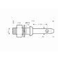 S.5188 Heavy Duty Lower Link Implement Pin (Fits CAT. 1)