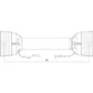 S.59607 PTO Guard - Easylock, (Lz) Length: 1510mm, Size: Medium.