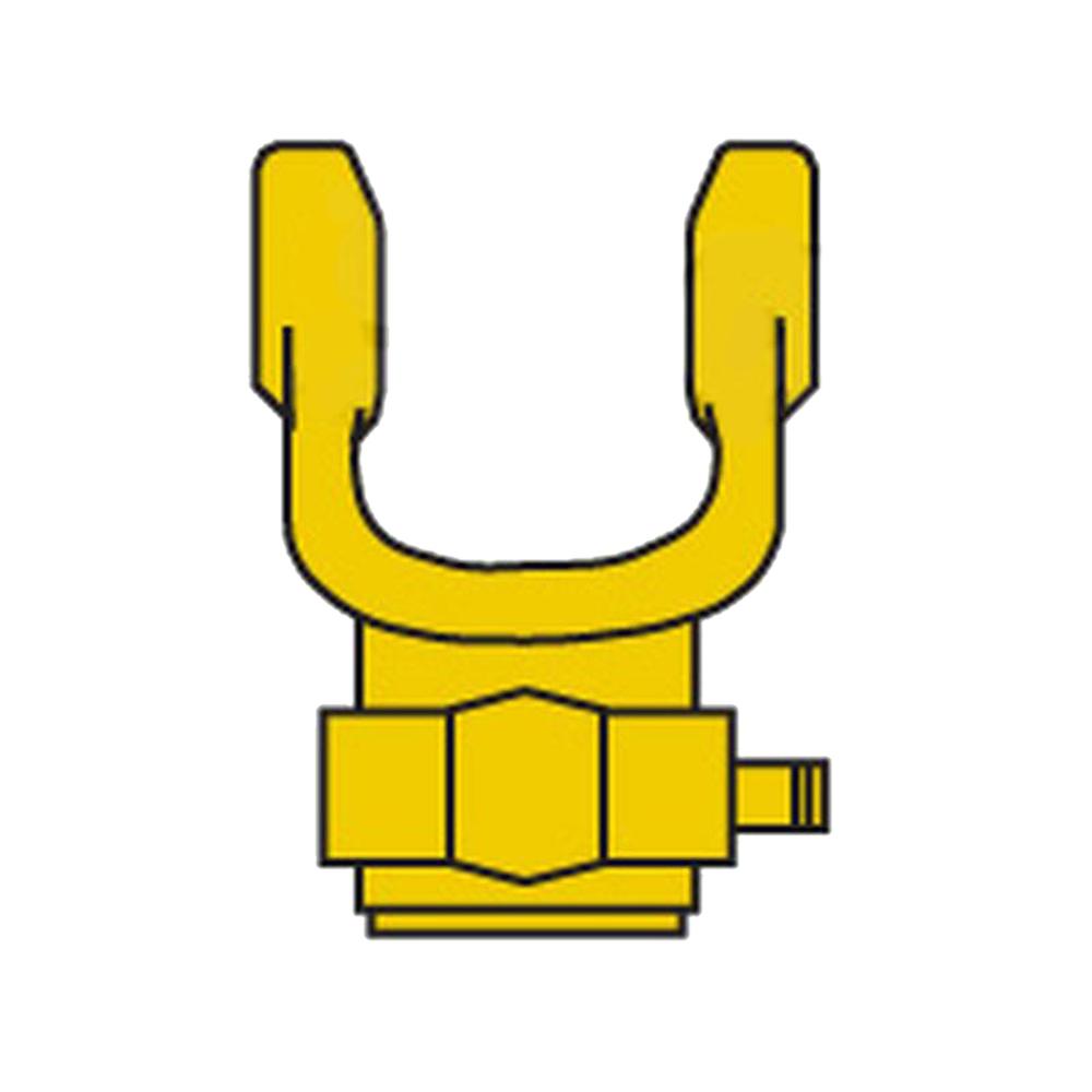 S.6008 PTO Yoke, Quick Release, Size: 1-3/8-6 Spline - Fits Massey Ferguson
