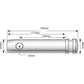 S.72 Lower Link Pin - Standard (Fits CAT. 1) Fits Massey Ferguson