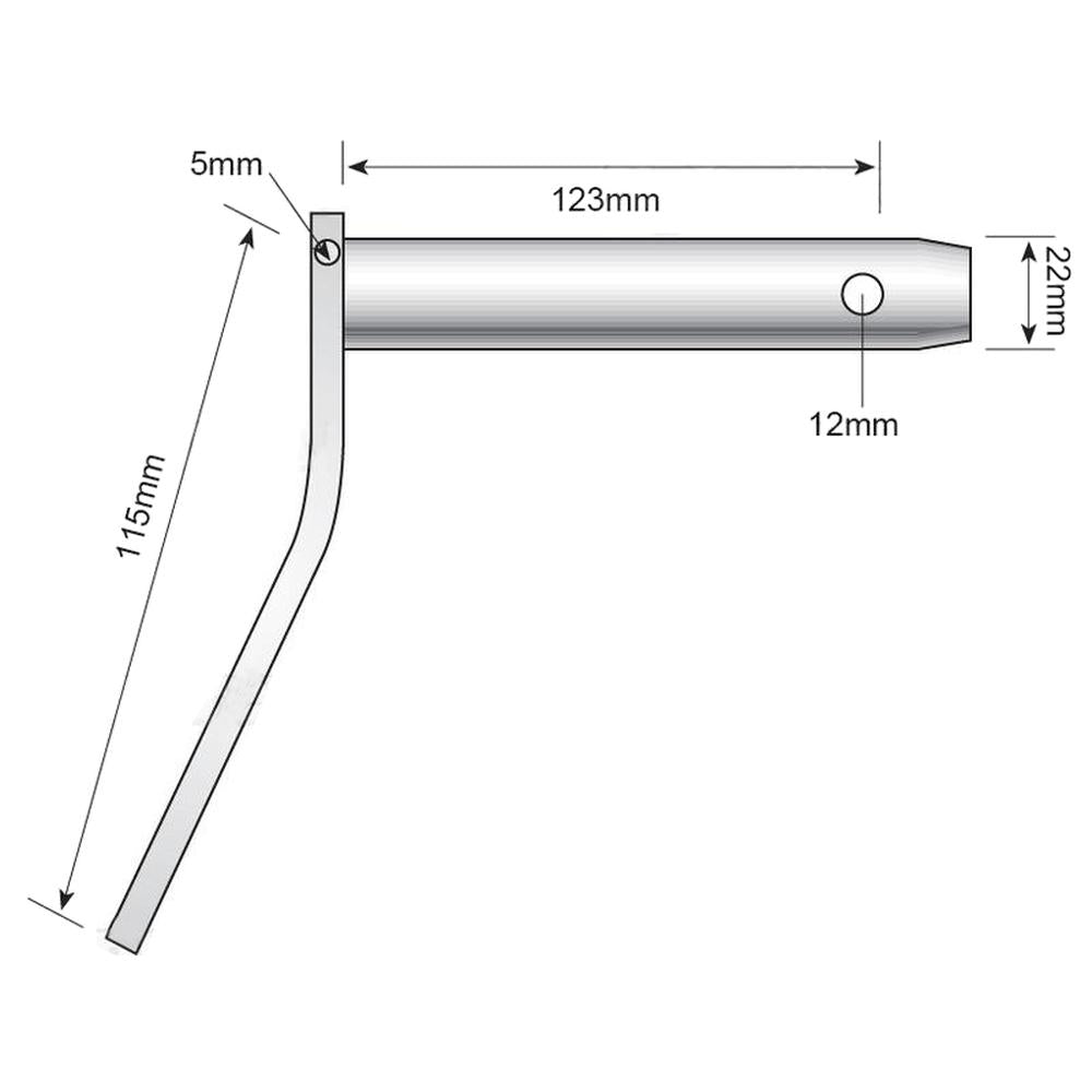 S.8859 Lower Link Pin - Double Shear (Fits CAT. 1)