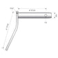 S.8859 Lower Link Pin - Double Shear (Fits CAT. 1)