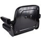 Low Back Seat, Black Vinyl Fits Allis Chalmers Replaces S830801-HYC