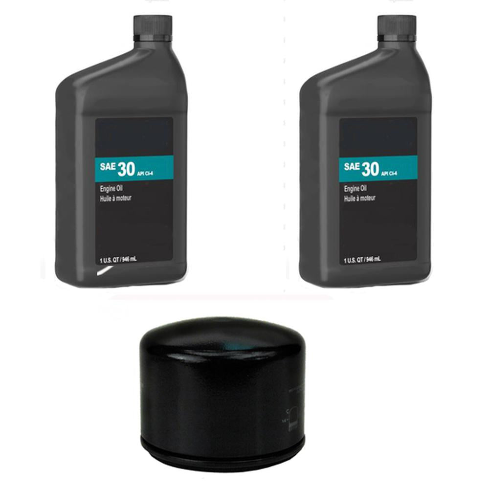 AM119567 Oil Filter & (2) Quarts of 4-Cyl. Engine Oil Fits John Deere 3025E