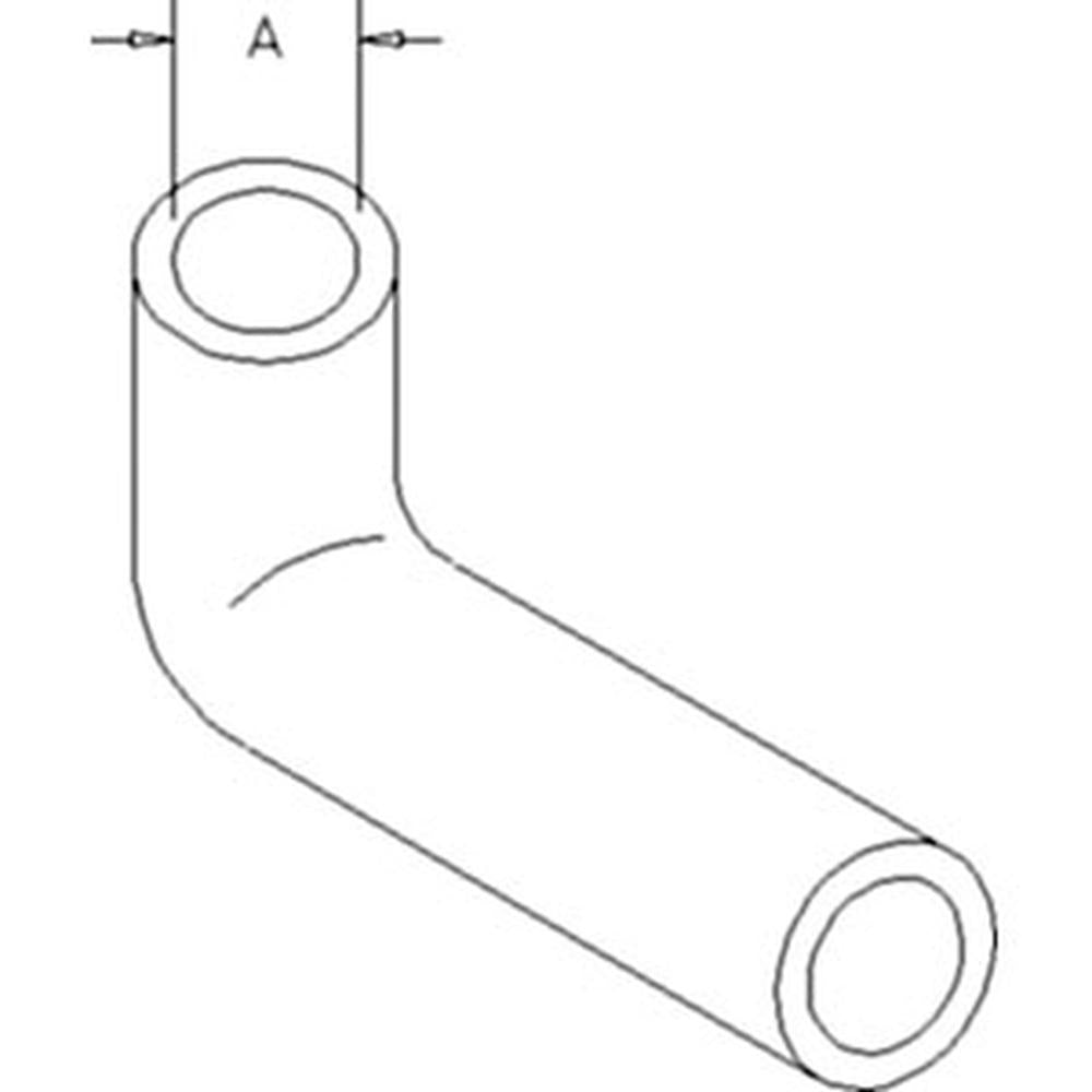 A&I Prod. Replaces A-SBA145536051 HOSE BY-PASS; WATER PUMP