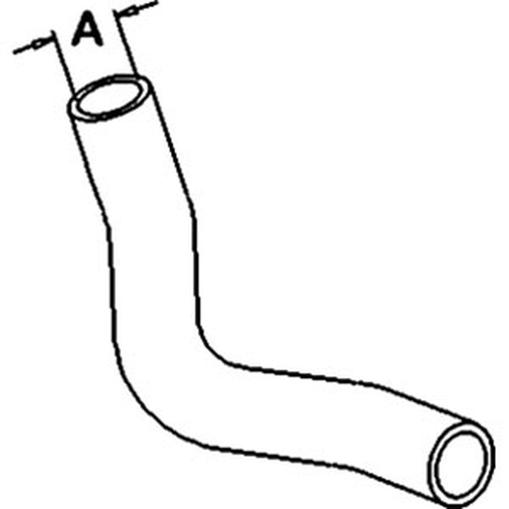 One New Aftermarket Radiator Hose - Lower Fits Ford 1710 1510 SBA310160441