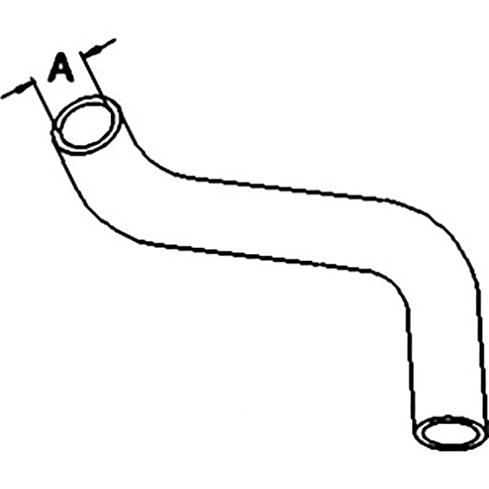 SBA310160730 Upper Radiator Hose Fits Ford New Holland 1120 1210 1215 1220 1310