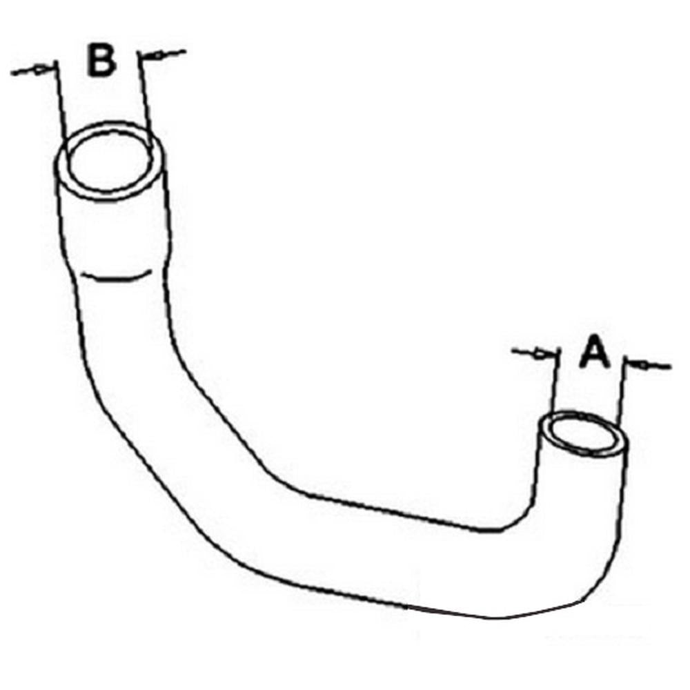 SBA310160850 Lower Radiator Hose Fits Ford/New Holland