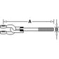 Stabilizer Chain (Tractor End) Fits Ford/New Holland Replaces SBA370500510
