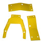 Seat Brackets 4 Piece Set Yellow/Green Fits John Deere 4230 7700 3020 4020 4430