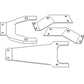 R27785 Seat Bracket Kit Fits John Deere 105 2010 2510 2520 3010 3020 4000 4010