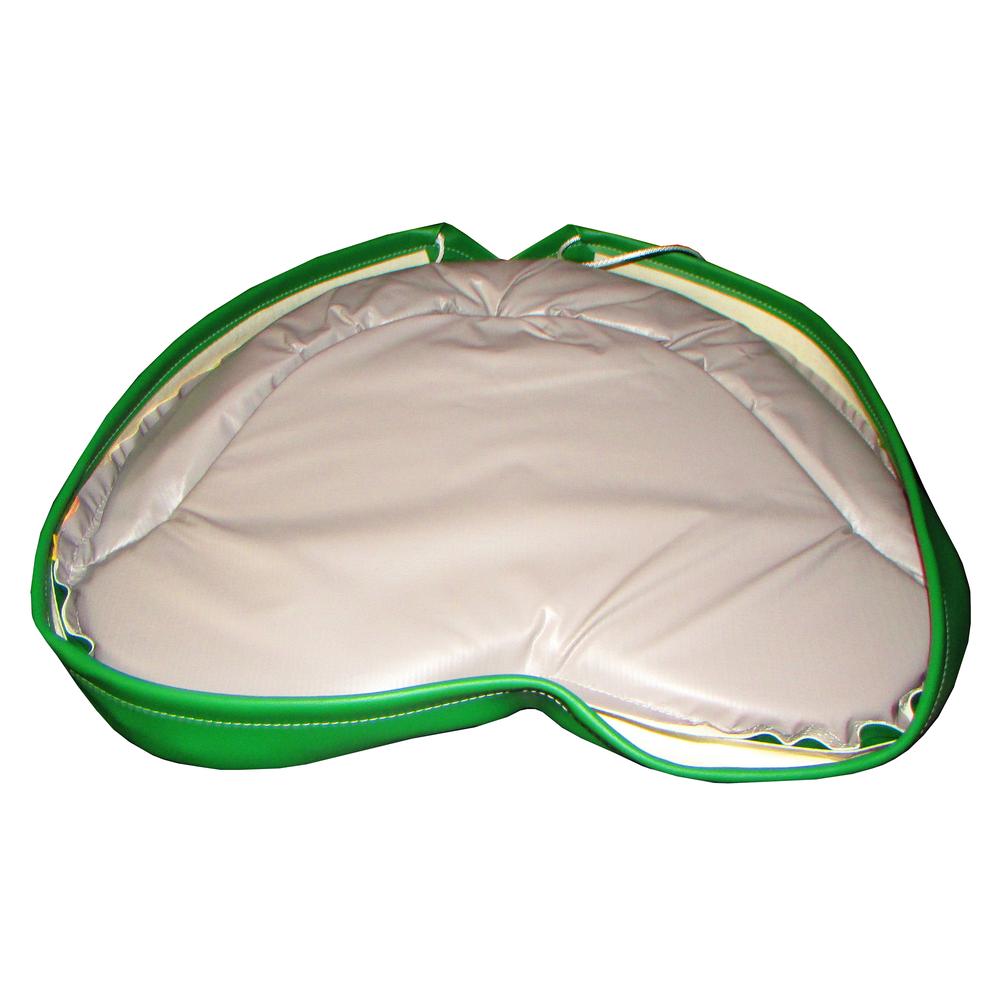 GREEN&YELLOWCOVER-19JD 19" Green & Yellow Seat Cover Fits John Deere