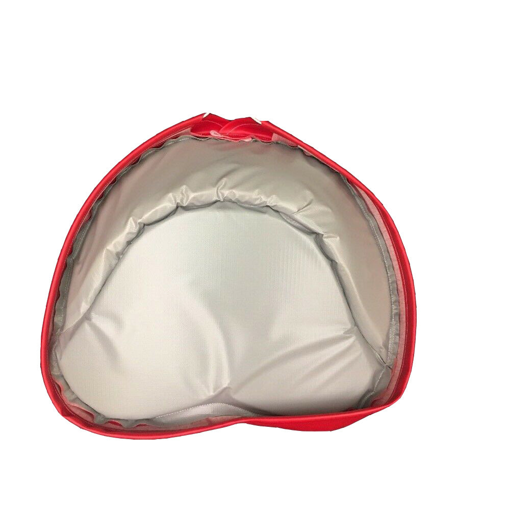 R4536 19" Grey & Red Seat Cover w/ Logo Fits Ford/New Holland