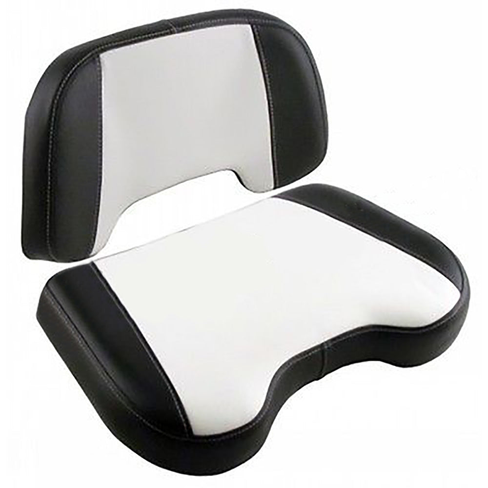 70243740 Black & White Vinyl Cushion Set Fits Allis Chalmers