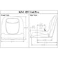 Black Seat Fits Kubota L3010 L3410 L3710 L4310 L4610 Compact Tractor L48 Backhoe