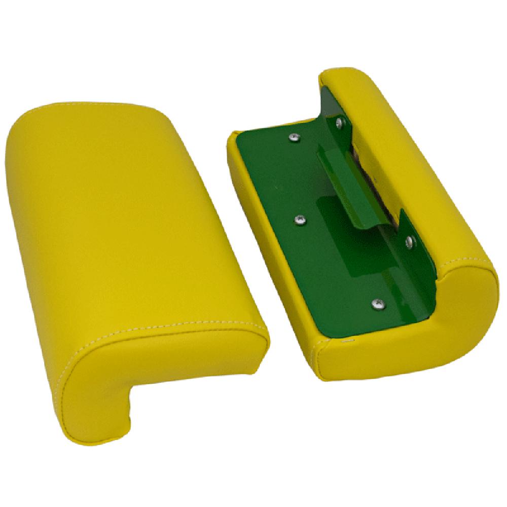 Pair of Yellow Arm Rests Fits John Deere Replaces AF3272R