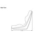 SEQ90-0121 Uni Pro Black Vinyl Seat Fits Caterpillar 35