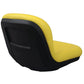 AM131531 High Back Yellow Seat Fits John Deere 325 335 345 355D GT225 GT235