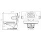 Yellow Waffle Universal Suspension Seat Fits John Deere 2750 2755 2840 2855