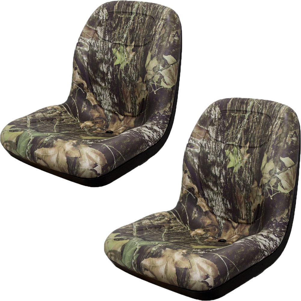 (2) Camo XB180 High Back Seats Fits John Deere Gators