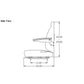 SEQ90-0168 Black Cordura Fabric Seat Assembly Fits Caterpillar 245B 307SSR