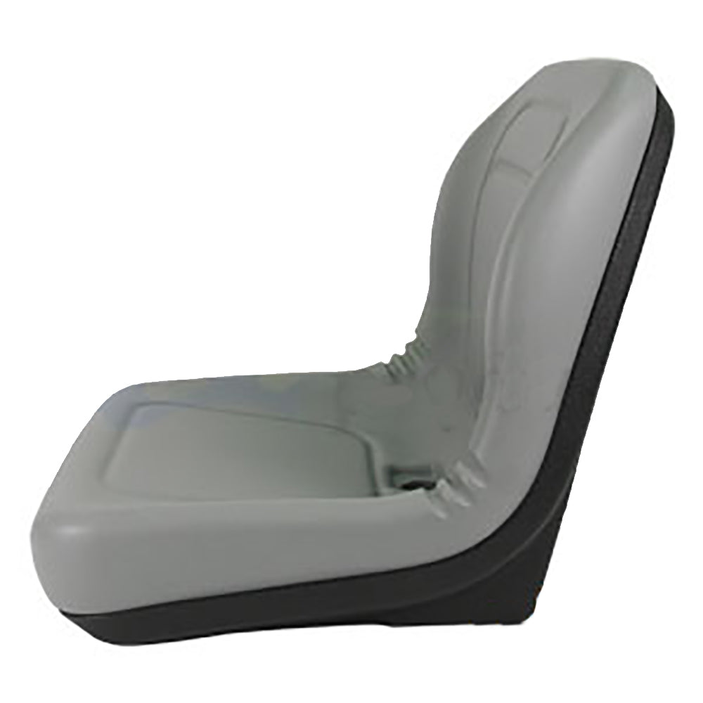 Compact Tractor Skid Steer Loader UTV Lawn Garden Mower Seat Gray 1 Pair (2)