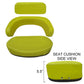 Cushion Set TY26545 Fits John Deere 2510 2520 299 3010 3300 400 4010 425 4320