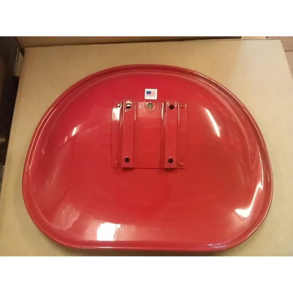 Red & White Vinyl Steel Pan Seat Fits Cub Fits Cub Lo-Boy MDV 357518R92