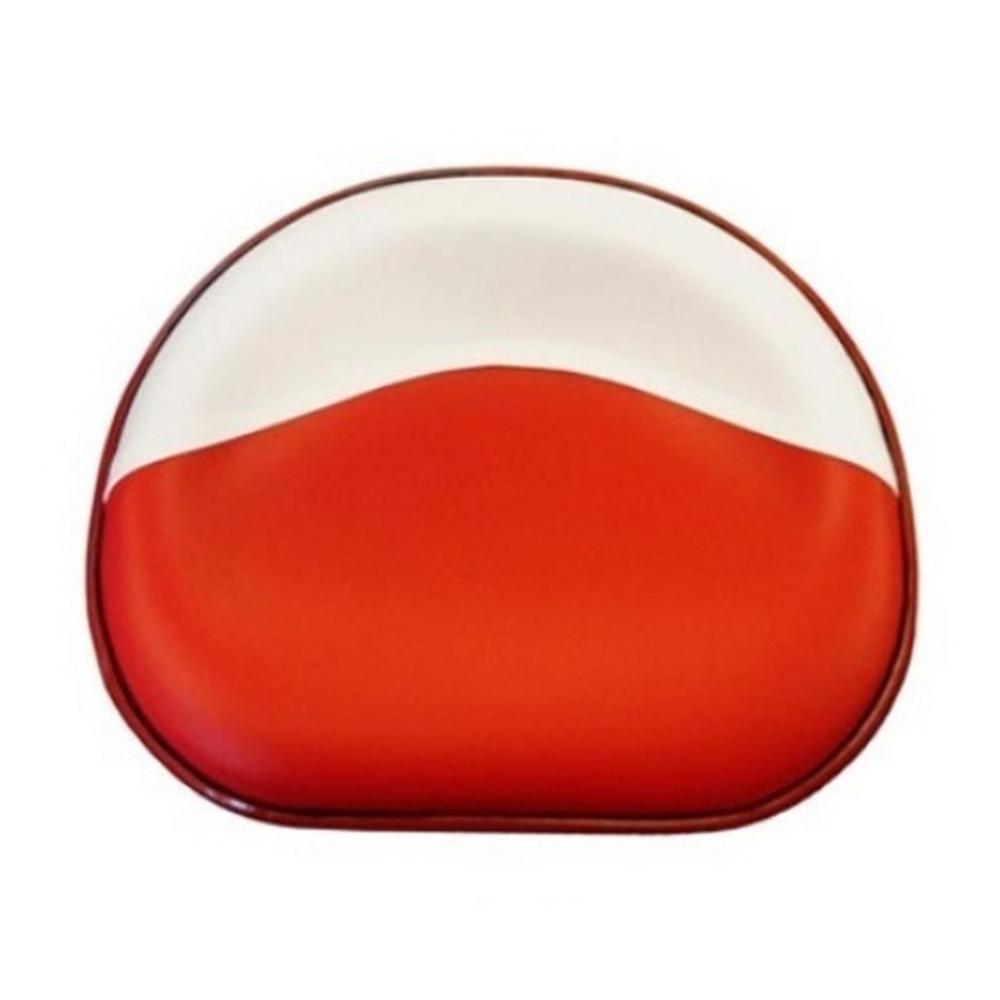 Red & White Vinyl Steel Pan Seat Fits Cub Fits Cub Lo-Boy MDV 357518R92
