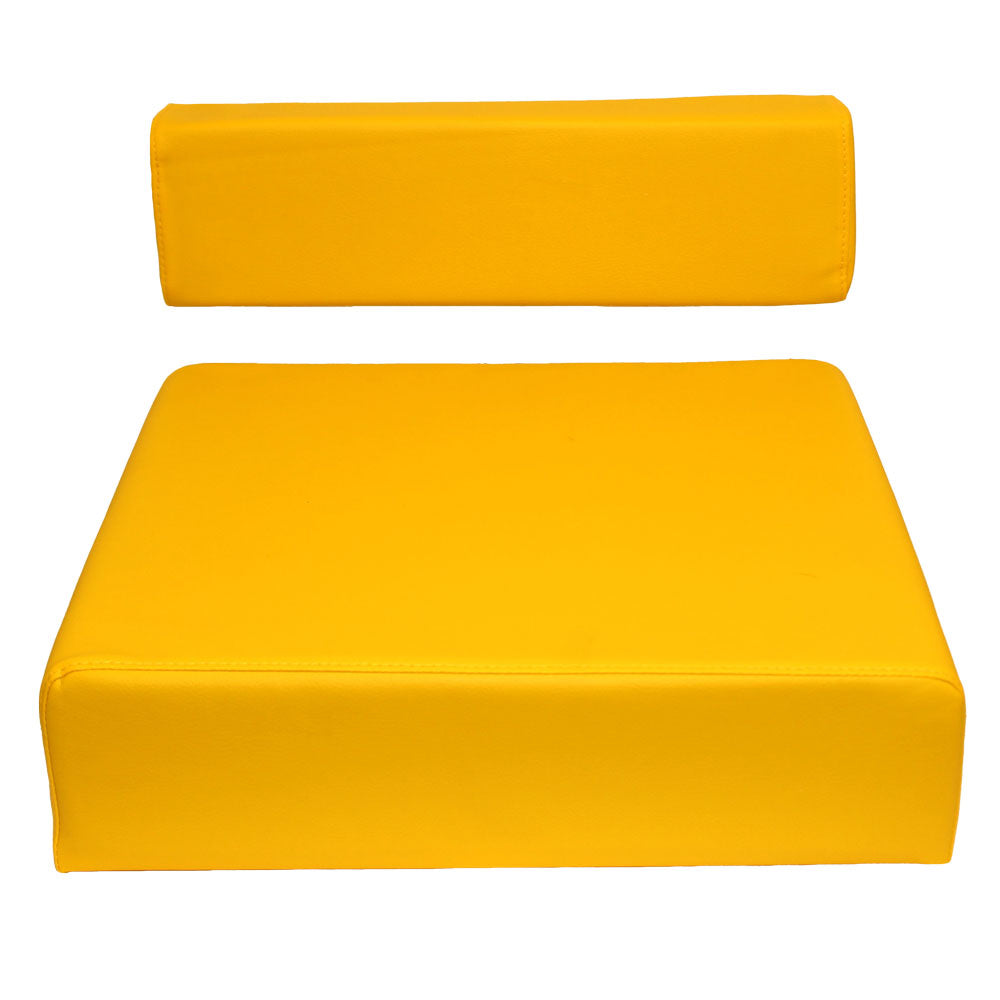 AM3462T Yellow Backrest & Seat Cushion Set Fits John Deere