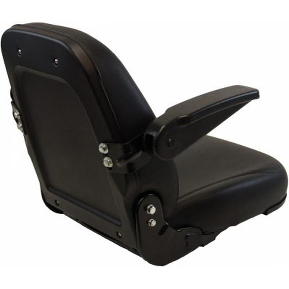 Seat(Black) Fits Hustler Replaces SEQ90-0380