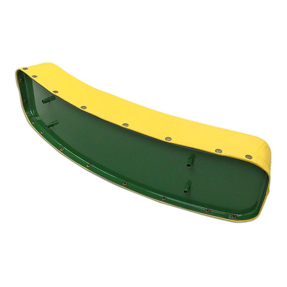 AF3271R-STEEL Steel Base Yellow Back Rest Seat Cushion Fits John Deere
