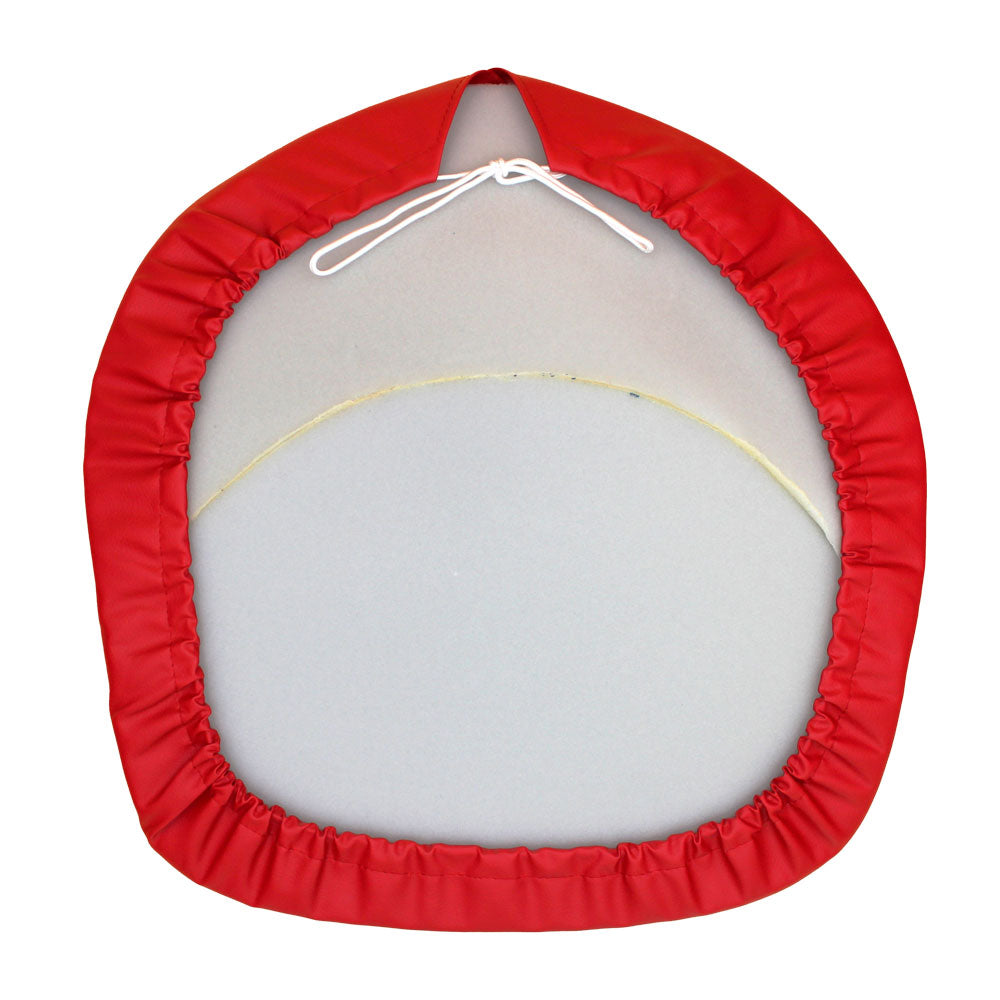Red Vinyl Seat Cushion w/ Ford Script Logo Fits Fordson Replaces SEQ90-0535