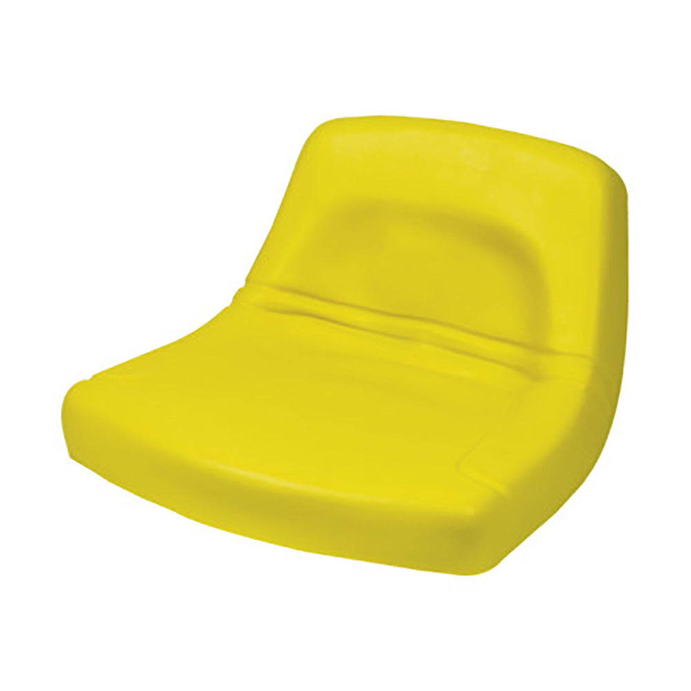 SEQ90-0541 - Low-Back Steel Pan Seat â€“ Yellow