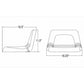SEQ90-0541 - Low-Back Steel Pan Seat â€“ Yellow