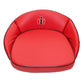 Red Deluxe Seat Cushion with Logo Fits International Replaces SEQ90-0554